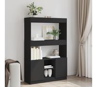 Buffet Haut Armoire avec Rangement Organisateur Salon Bois d'Ingénierie vidaXL