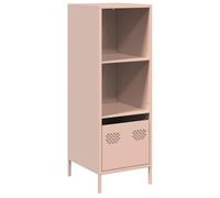 Vidaxl Buffet Haut Rose 35x39x103,5 Cm Acier Multicolore