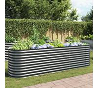 Vidaxl Buffet Haut Sonoma Gris 30x42,5x185 Cm Bois D'ingénierie Multicolore