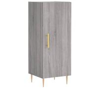 Buffet Haut, Armoire de Rangement avec Pieds, Meuble de Rangement, Organisateur Salon Salle de Séjour, Moderne, Sonoma Gris Bois d'Ingénierie