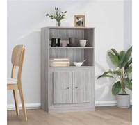 vidaXL Buffet haut sonoma gris 60x35,5x103,5 cm bois d'ingénierie 816318