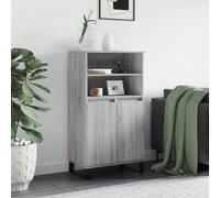 vidaXL Buffet haut Sonoma gris 60x36x110 cm Bois d'ingénierie 831498