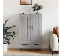 vidaXL Buffet haut sonoma gris 69,5x31x115 cm bois d'ingénierie 830322