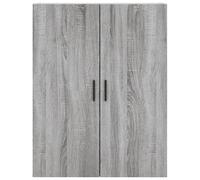 Buffet haut Sonoma gris 69,5x34x180 cm Bois d'ingénierie, buffet, armoire latérale, armoire de rangement, armoire, buffets, armoire haute