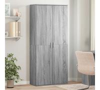 vidaXL Buffet haut sonoma gris 80x35x180 cm bois d'ingénierie