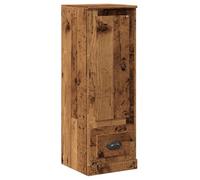 vidaXL Buffet haut 857145, vieux bois, bois d'ingénierie 36x35,5x103,5 cm