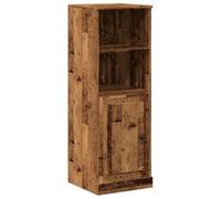Vidaxl Buffet Haut Vieux Bois 36x35,5x103,5 Cm Bois D'ingénierie Multicolore