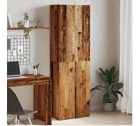 vidaXL Buffet haut 3318714 – Bois d'ingénierie 60x32x190 cm – Marron