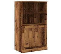 vidaXL Buffet haut vieux bois 60 x 35,5 x 103,5 cm Bois d'ingénierie Multicolore