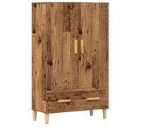 vidaXL Buffet haut Vieux bois 70x31x115 cm bois d'ingénierie Marron