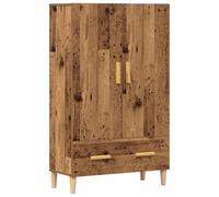 Vidaxl Buffet Haut Vieux Bois 70x31x115 Cm Bois D'ingénierie Marron