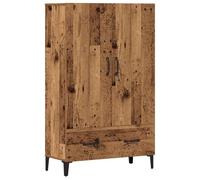 vidaXL Buffet haut vieux bois 70x31x115 cm bois d'ingénierie Marron