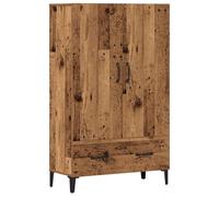 Vidaxl Buffet Haut Vieux Bois 70x31x115 Cm Bois D'ingénierie Marron