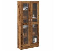 vidaXL Buffet haut bois d'ingénierie vieux bois 82,5×30,5×185 cm 3318720