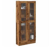 vidaXL Buffet haut vieux bois 82,5x30,5x185 cm bois d'ingénierie 3318720