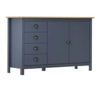 Buffet Bois de Pin Solide Armoire Latérale Meuble Rangement Multicolore vidaXL