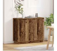 vidaXL Buffet LED Bois ancien 90 x 32 x 75 cm Bois d'ingénierie 869680
