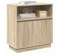 vidaXL Buffet LED Chêne Sonoma 71 x 34,5 x 75 cm Bois d'ingénierie 869652