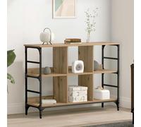 Vidaxl Buffet Marron 102 X 32 X 73.5 Cm Bois D'ingénierie