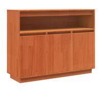 Vidaxl Buffet Marron 104,5 X 34 X 80 Cm Bois De Pin Massif