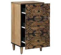 vidaXL Buffet Marron 40 x 33,5 x 75 cm Bois de mangue massif