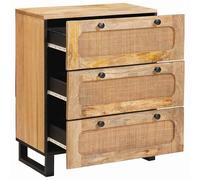 vidaXL Buffet Marron 60 x 33,5 x 75 cm Bois de mangue massif