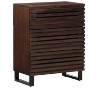 Vidaxl Buffet Marron 60x34x75 Cm Bois Massif De Manguier Marron