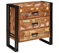 Vidaxl Buffet Marron 66 X 33 X 70 Cm Bois De Récupération Massif