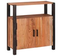 Vidaxl Buffet Marron 70 X 30 X 75 Cm Bois D'acacia Massif