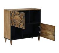 vidaXL Buffet Marron 80 x 33,5 x 75 cm Bois de mangue massif