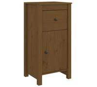 Vidaxl Buffet Marron Miel 40x35x80 Cm Bois Massif De Pin Marron
