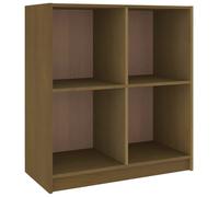 Vidaxl Buffet Marron Miel 70x33x76 Cm Bois De Pin Massif Marron