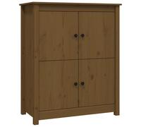 Vidaxl Buffet Marron Miel 83x41,5x100 Cm Bois Massif De Pin Multicolore