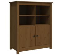Vidaxl Buffet Marron Miel 83x41,5x100 Cm Bois Massif De Pin Multicolore