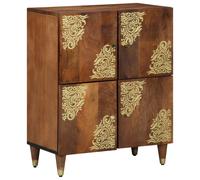 vidaXL Buffet avec étagère Marron 60 x 33 x 75 cm Bois massif Mango