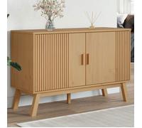 vidaXL Buffet Meuble de rangement 358609 – Moderne, marron bois, avec pieds et organisateur intérieur
