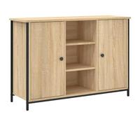 vidaXL Buffet, Meuble de Rangement avec Porte, Armoire latérale, Organisateur de Salon Maison Intérieur Chêne Sonoma Bois d'Ingénierie