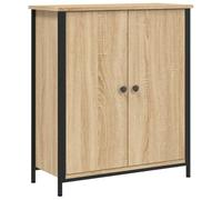 vidaXL Buffet, Meuble de Rangement avec Porte, Armoire latérale, Organisateur de Salon Maison Intérieur Chêne Sonoma Bois d'Ingénierie