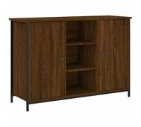 vidaXL Buffet, Meuble de Rangement avec Porte, Armoire latérale, Organisateur de Salon Maison Intérieur Chêne Marron Bois d'Ingénierie