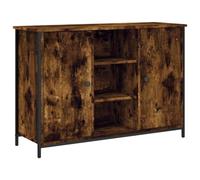 Vidaxl Buffet Chêne Fumé 100x35x70 Cm Bois D'ingénierie Marron