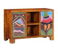 vidaXL Buffet multicolore 90x35x60 bois massif d'acacia 4016499