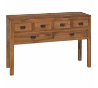 vidaXL Buffet Naturel 110 x 35 x 75 5 cm Bois de teck massif 42024261