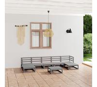 Vidaxl Buffet Noir 100x35x74,5 Cm Bois Massif De Pin Multicolore