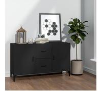 vidaXL Buffet noir 100x36x60 cm bois d'ingénierie 812520