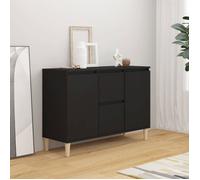 vidaXL Buffet Noir 103,5x35x70 cm Aggloméré