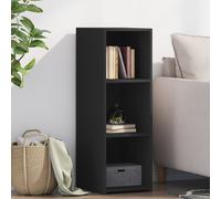 Vidaxl Buffet Noir 30x41x93 Cm Bois D'ingénierie Marron