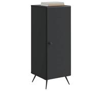 vidaXL Buffet Noir 33 x 34,5 x 90 cm Bois d'ingénierie, Rangement Pratique et stylé, Buffet rectangulaire pour améliorer Vos espaces de Vie