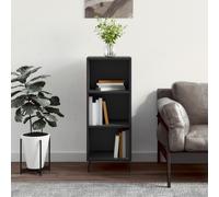 Vidaxl Buffet Noir 34,5x32,5x90 Cm Bois D'ingénierie Multicolore