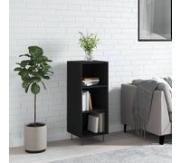 Vidaxl Buffet Noir 34,5x32,5x90 Cm Bois D'ingénierie Multicolore