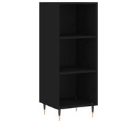 Buffet noir 34,5x32,5x90 cm bois d ingénierie Noir